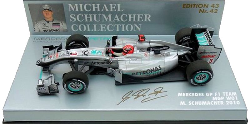 Maquette Formule 1 : Model-Set : Mercedes-Benz GP W01