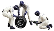 343 100023 - Tyre Change Set, Rear - Williams 2000