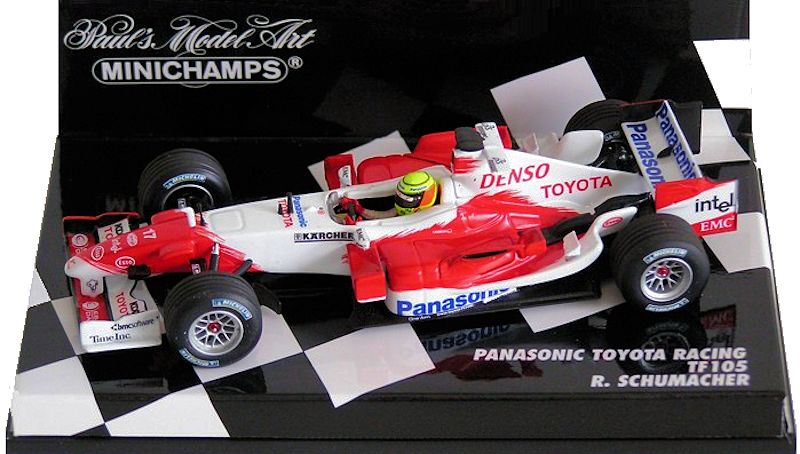 1/43 TOYOTA COLLECTION - F1 MINICHAMPS