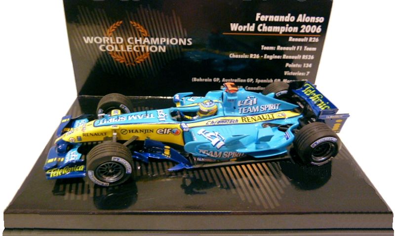 436 060001 Fernando Alonso 2006 - World Champions Collection