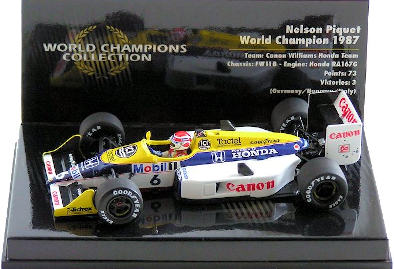 436 870006 Nelson Piquet 1987 - World Champions Collection